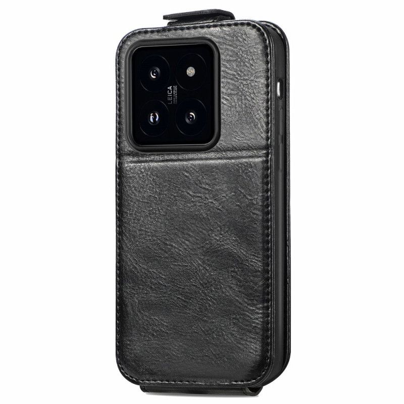 Housse Xiaomi 14T Rabat Vertical Pochette Zippée