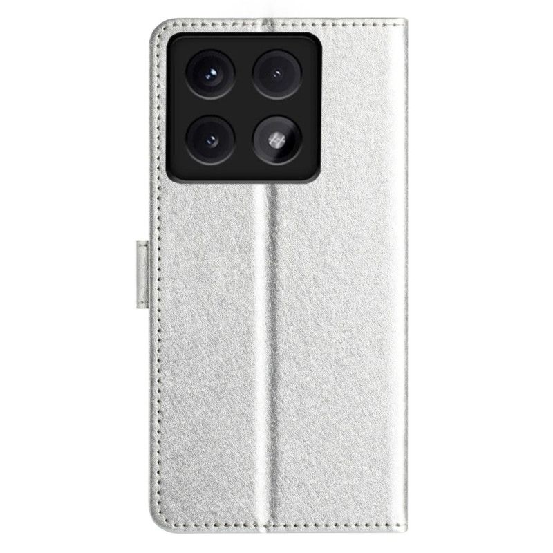 Housse Xiaomi 14T Texture Soie à Lanière