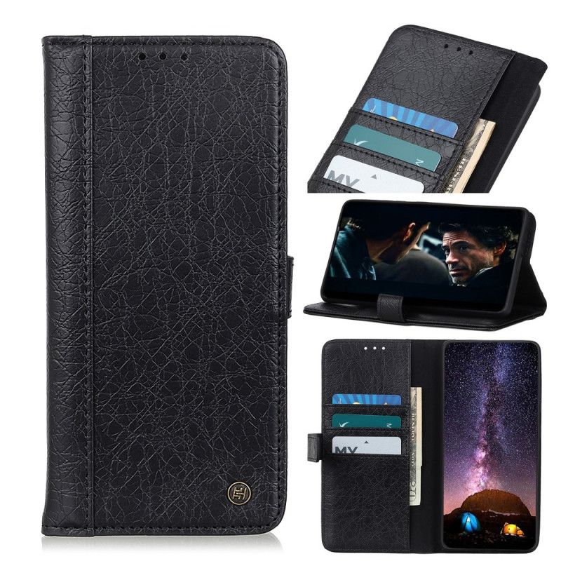 Housse Xiaomi Mi 10 / 10 Pro Cuir Fendu Vintage