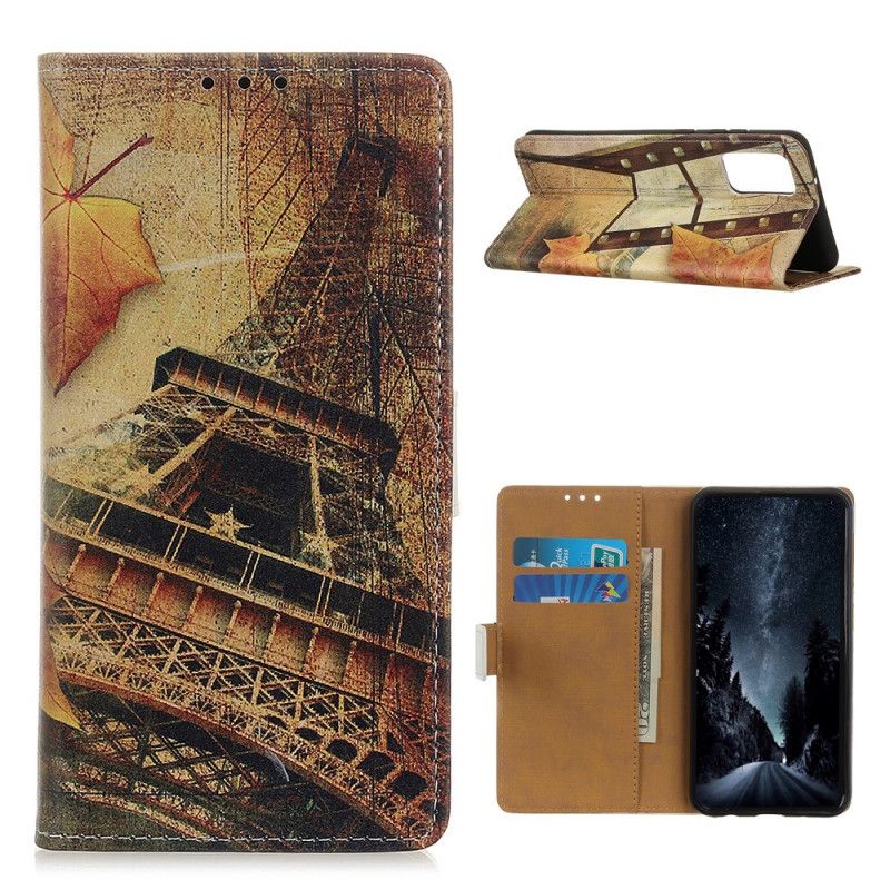 Housse Xiaomi Mi 10t / 10t Pro Tour Eiffel En Automne