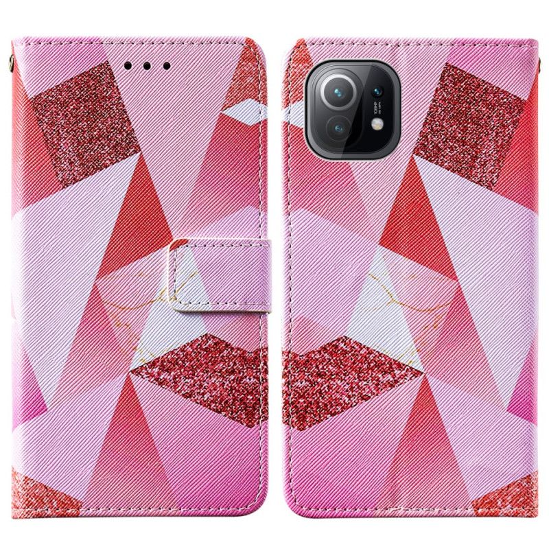 Housse Xiaomi Mi 11 Graphique Rose