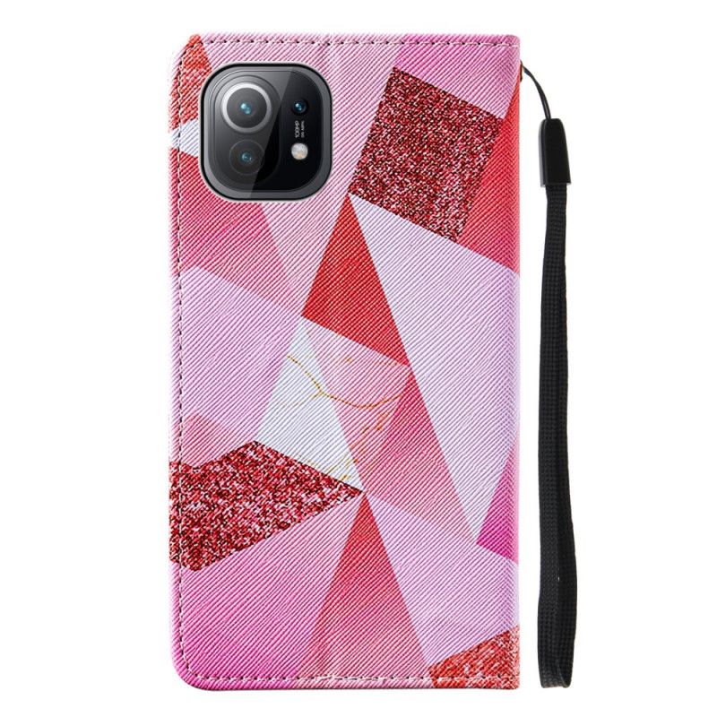 Housse Xiaomi Mi 11 Graphique Rose