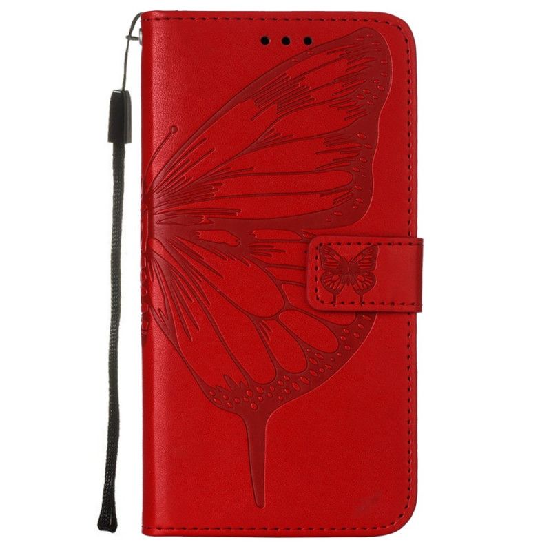 Étui Housse Xiaomi. Mi 11 Papillon Design Avec Lanière