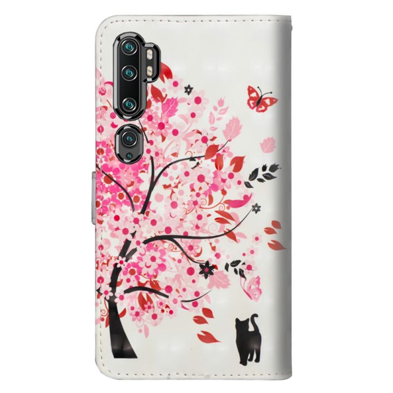 Housse Xiaomi Mi Note 10 / Note 10 Pro Arbre Rose