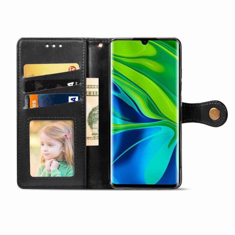 Housse Xiaomi Mi Note 10 / Note 10 Pro Style Cuir Litchi Hat Prince