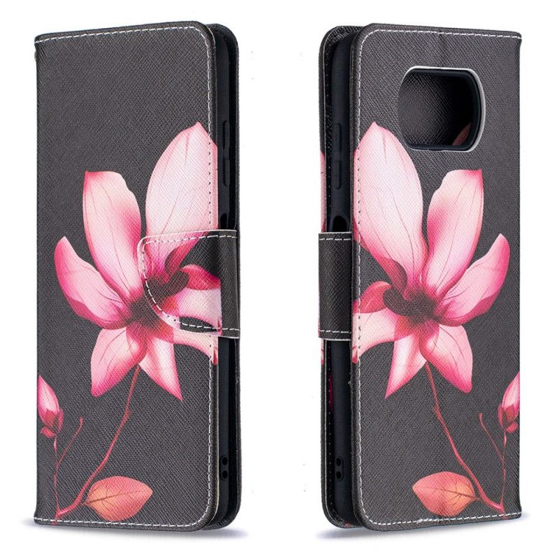 Étui Housse Xiaomi Poco X3 Fleur Rose