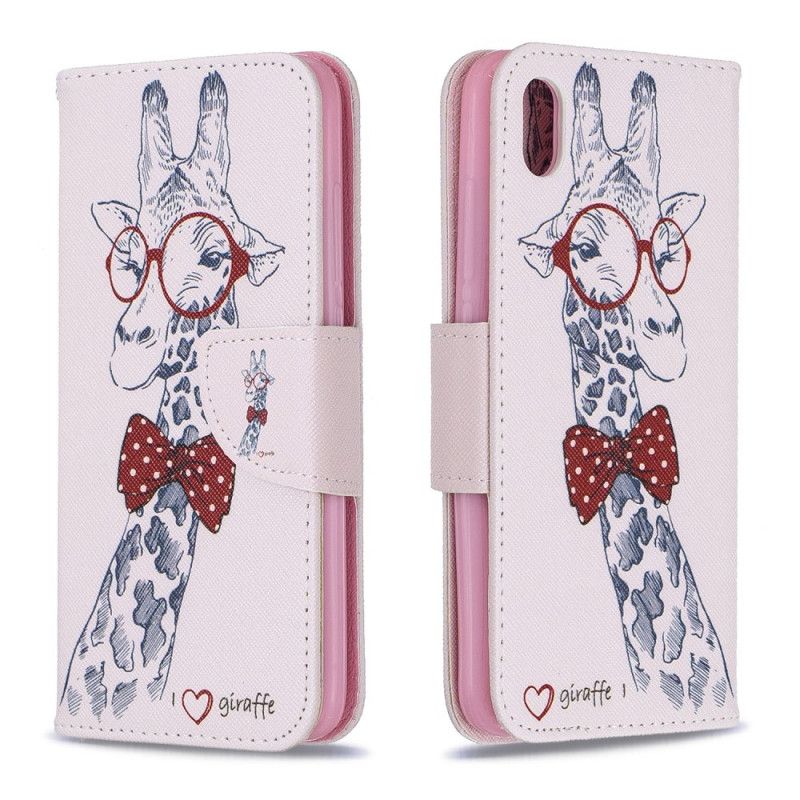 Housse Xiaomi Redmi 7a Girafe Intello