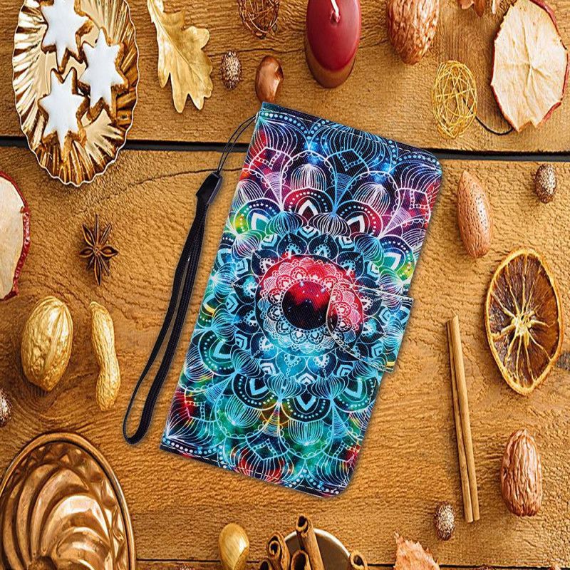 Housse Xiaomi Redmi 8a Flashy Mandala À Lanière