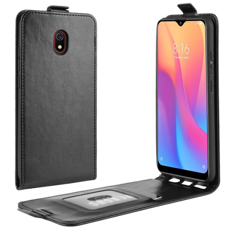 Housse Xiaomi Redmi 8a Rabattable Effet Cuir