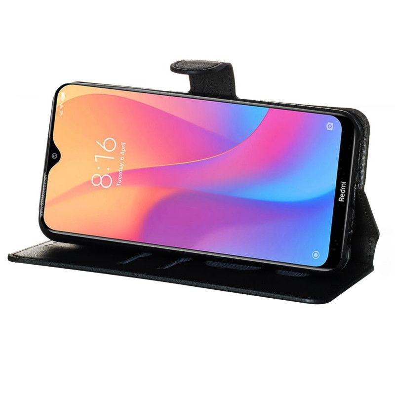 Housse Xiaomi Redmi 8a Simili Cuir Style Rétro