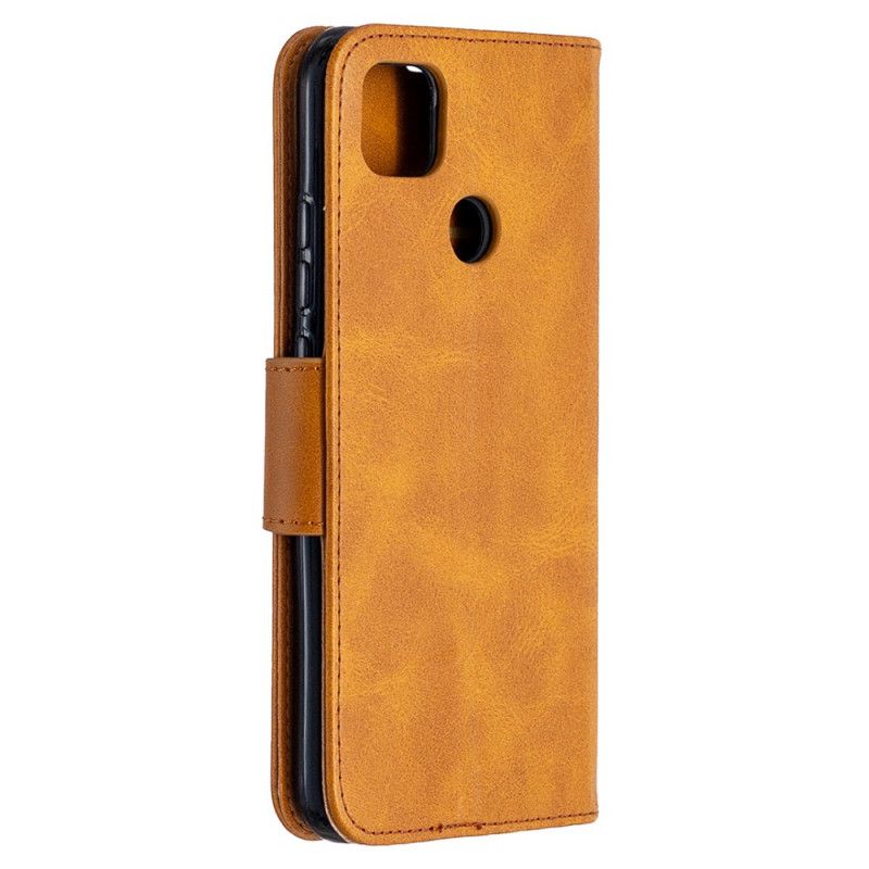 Housse Xiaomi Redmi 9c Lisse Rabat Oblique