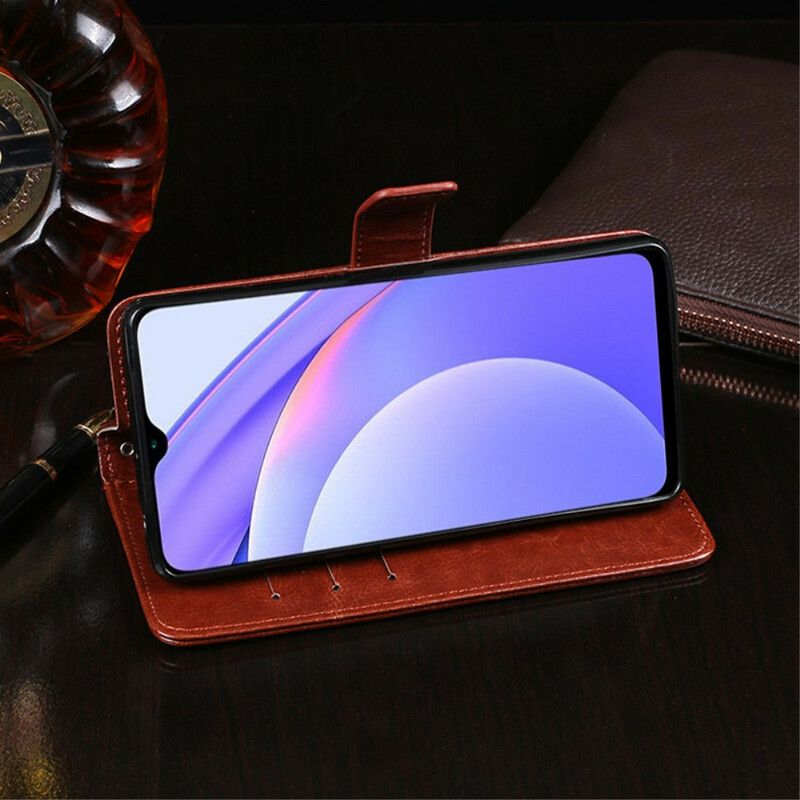 Housse Xiaomi Redmi 9T Simili Cuir Idewei