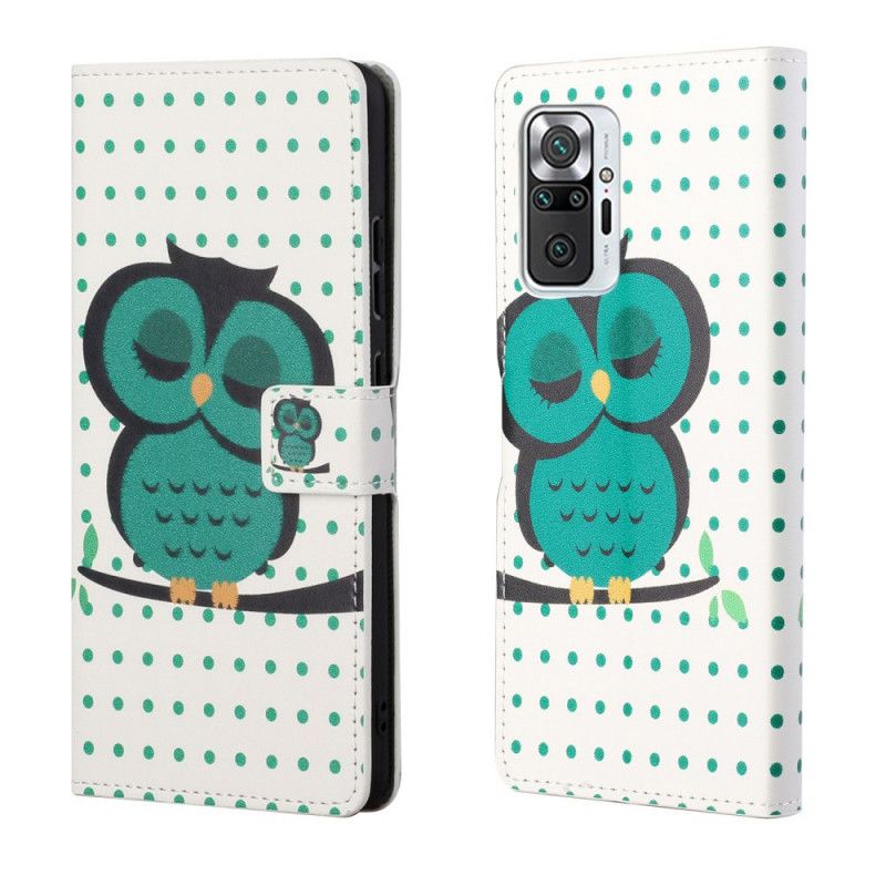 Housse Xiaomi Redmi Note 10 Pro Hibou Endormi