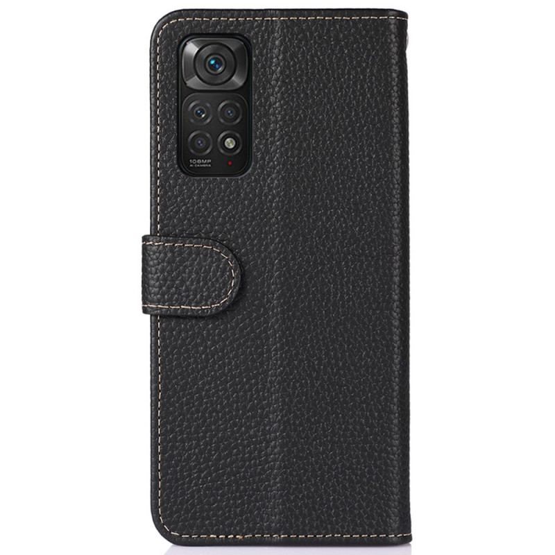 Housse Xiaomi Redmi Note 11 / 11s Cuir Litchi KHAZNEH