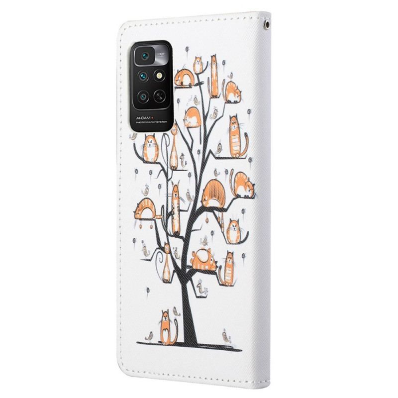 Housse Xiaomi Redmi Note 11 / 11s Funky Cats à Lanière