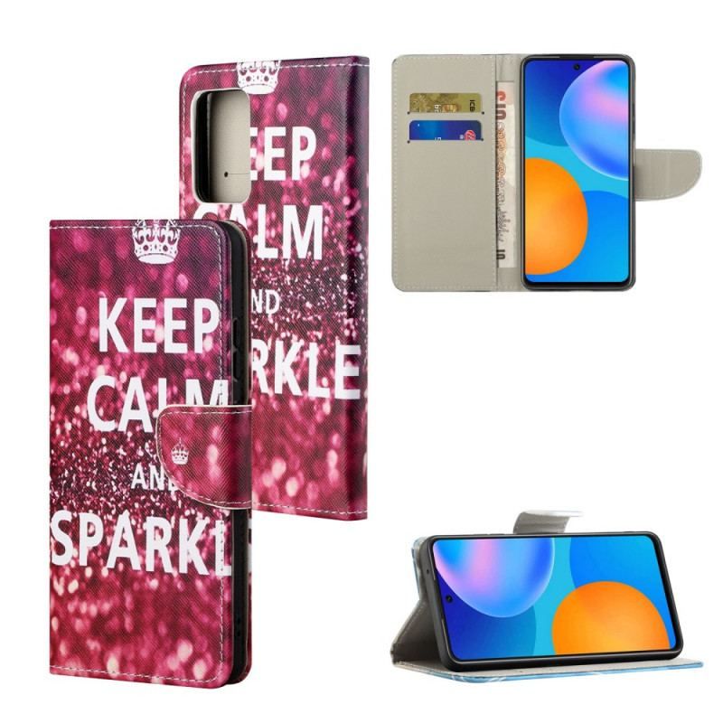 Housse Xiaomi Redmi Note 11 / 11s Keep Calm and Sparkle