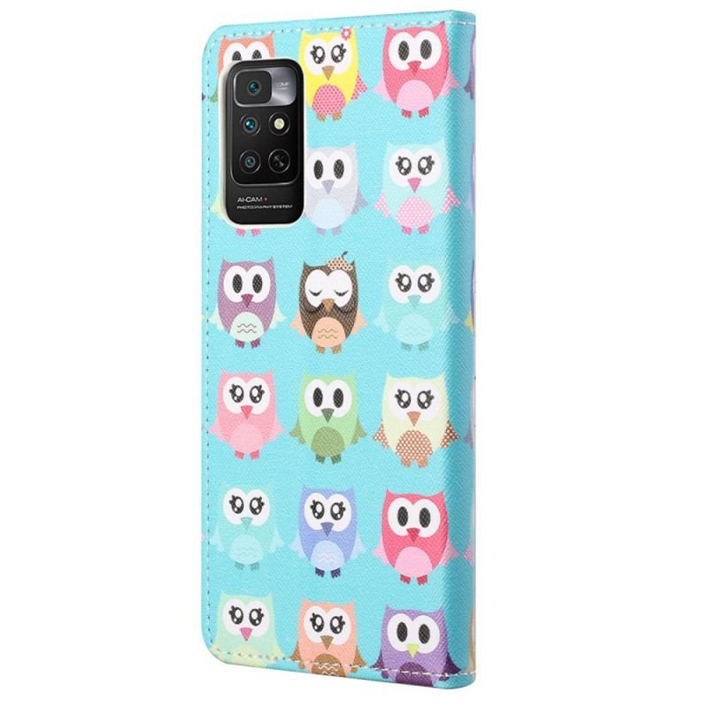 Housse Xiaomi Redmi Note 11 / 11s Multiples Hiboux