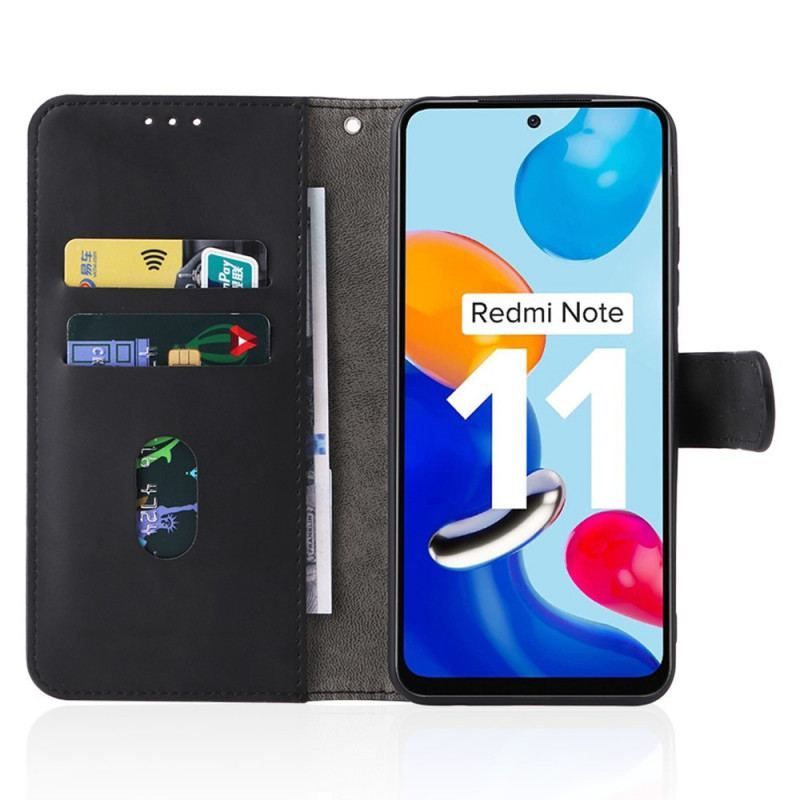 Housse Xiaomi Redmi Note 11 / 11s Skin-Touch avec Lanière