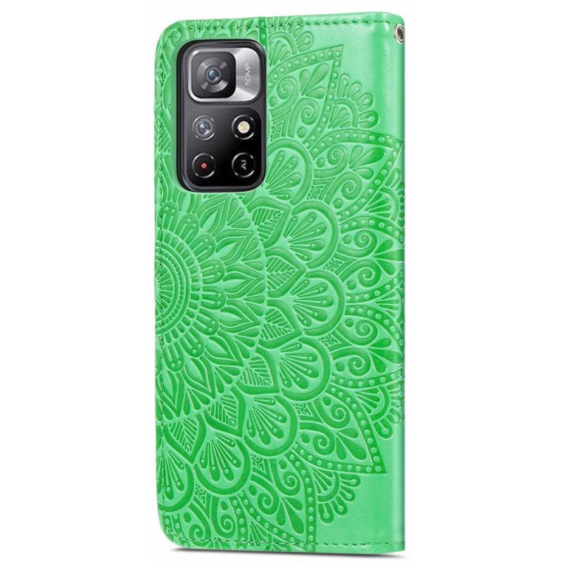 Housse Xiaomi Redmi Note 11 / Poco M4 Pro 5G Feuilles Tribales