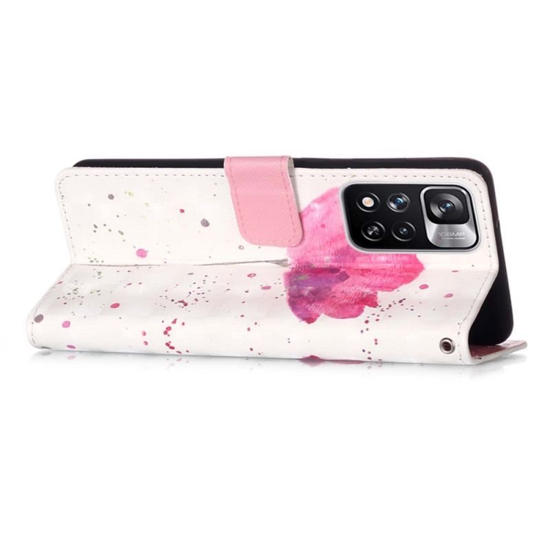 Housse Xiaomi Redmi Note 11 Pro Plus 5G Coquelicot Aquarelle