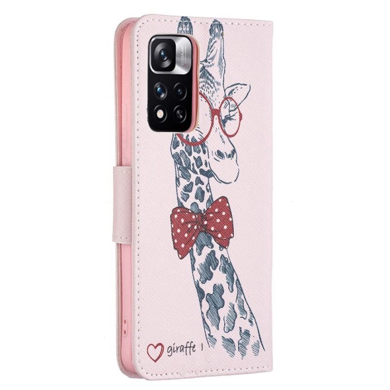 Housse Xiaomi Redmi Note 11 Pro Plus 5G Girafe Intello