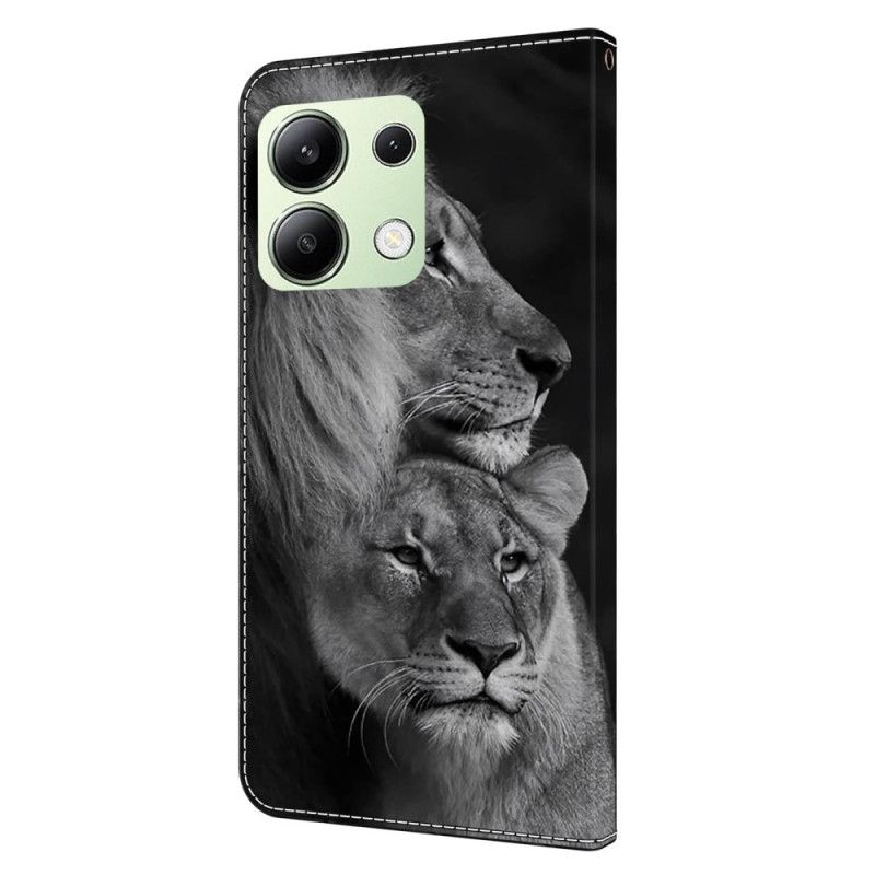 Housse Xiaomi Redmi Note 13 4G Couple de Lions