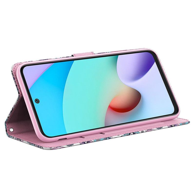 Housse Xiaomi Redmi Note 13 4G Impatiens à Lanière