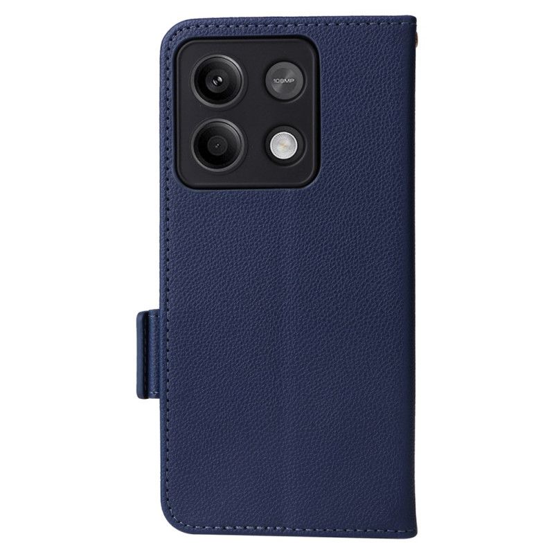 Housse Xiaomi Redmi Note 13 5G avec Portefeuille à Lanière