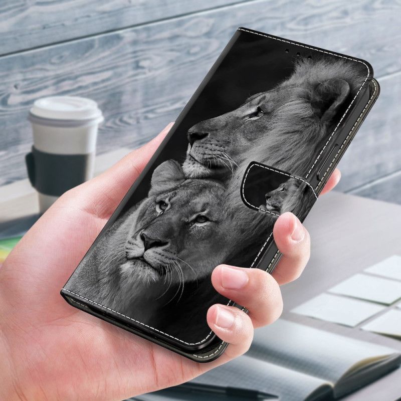 Housse Xiaomi Redmi Note 13 5G Couple de Lions