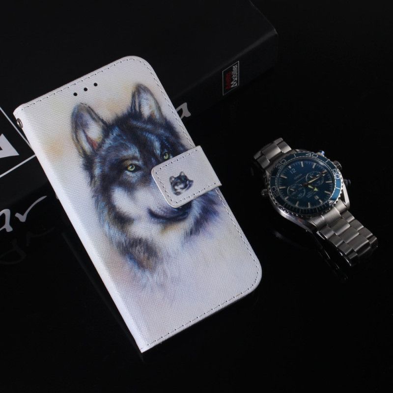 Housse Xiaomi Redmi Note 13 5G Loup Aquarelle