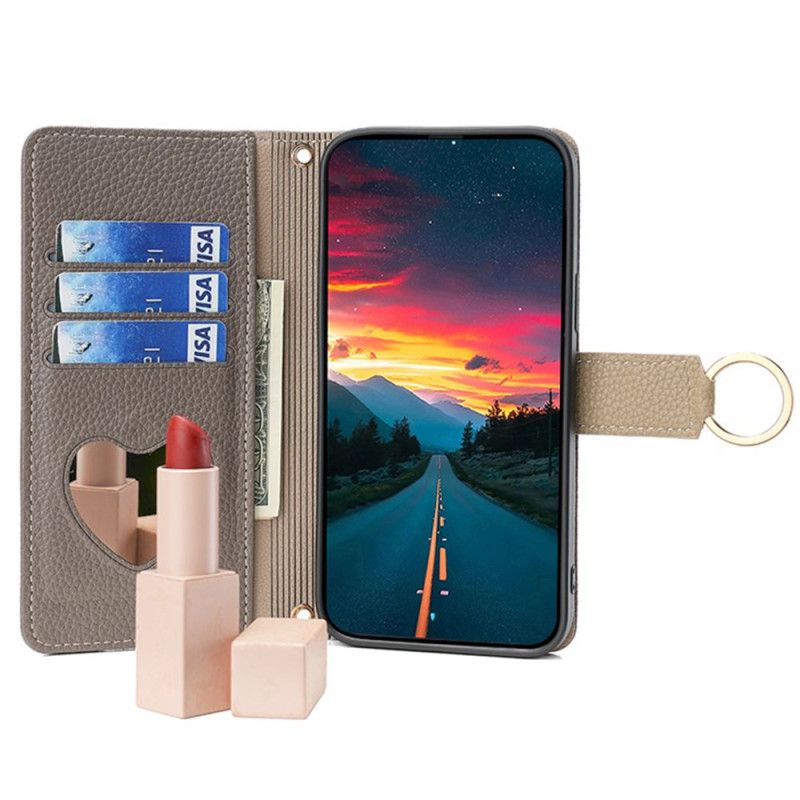 Housse Xiaomi Redmi Note 13 5G Miroir et Bandoulière