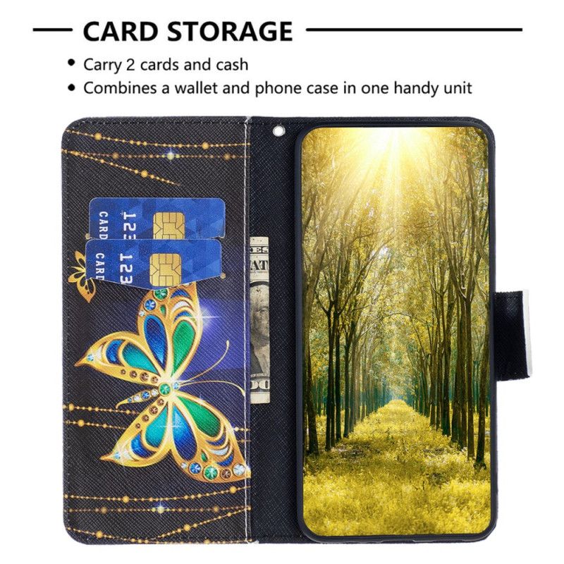 Housse Xiaomi Redmi Note 13 5G Papillons Bijoux