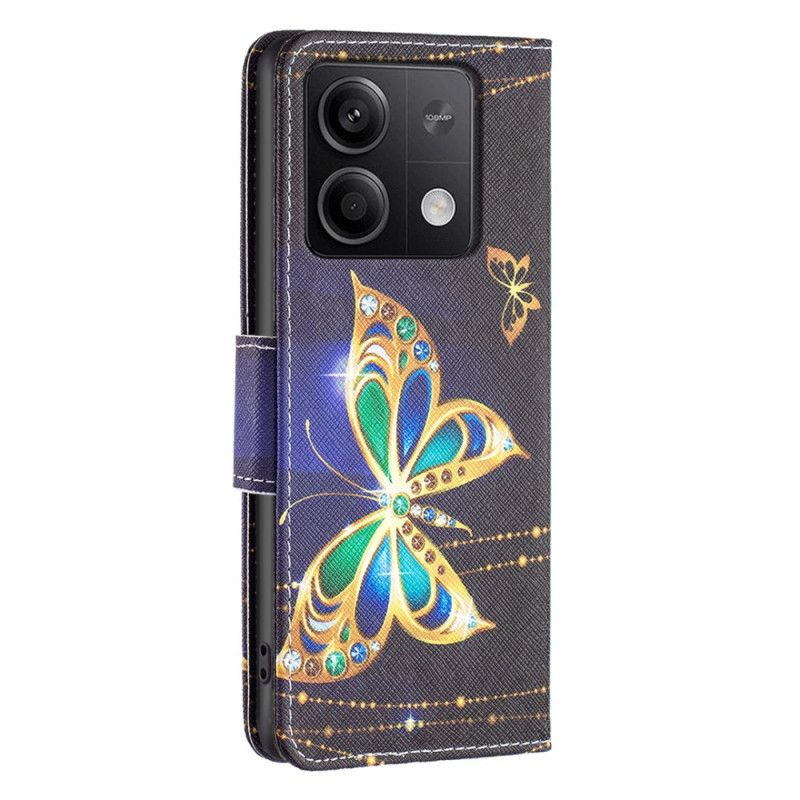 Housse Xiaomi Redmi Note 13 5G Papillons Bijoux