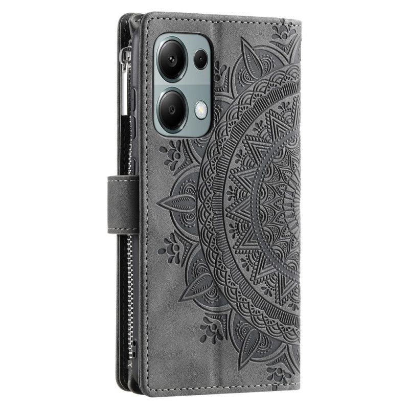 Housse Xiaomi Redmi Note 13 Pro 4G / Poco M6 Pro 4G Effet Cuir Mandala