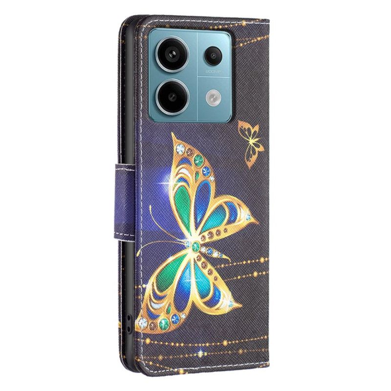 Housse Xiaomi Redmi Note 13 Pro 4G / Poco M6 Pro 4G Papillon Bijoux