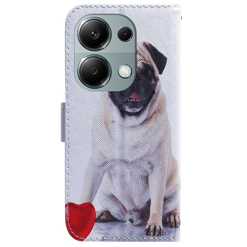 Housse Xiaomi Redmi Note 13 Pro 4G / Poco M6 Pro 4G Pug Dog à Lanière