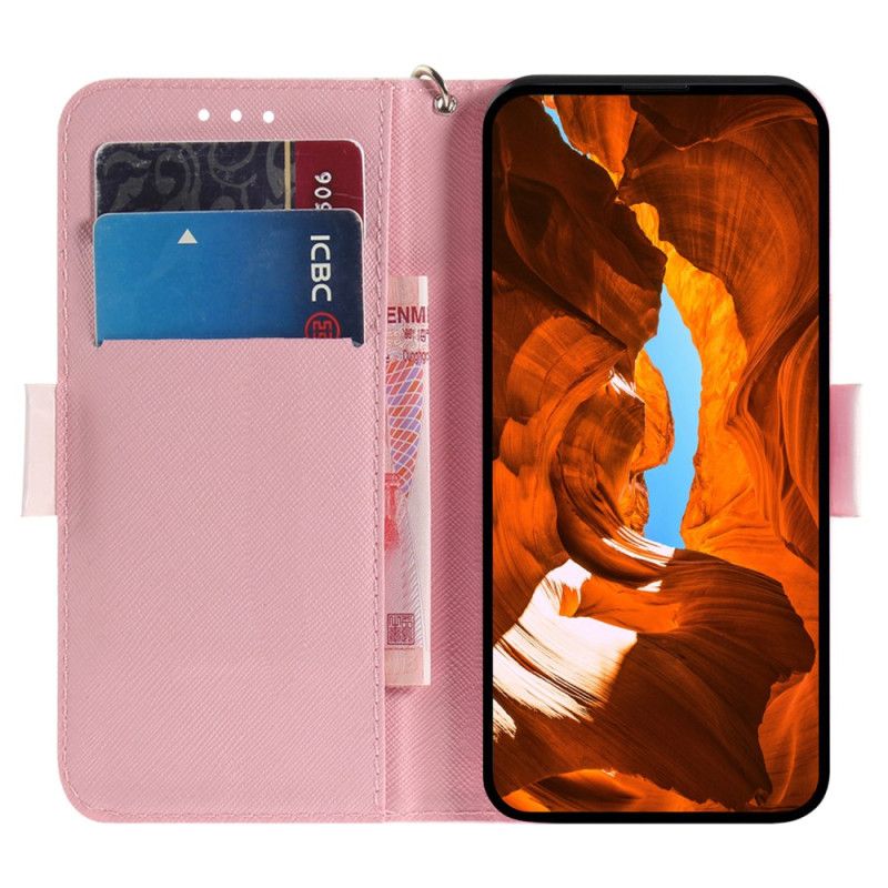 Housse Xiaomi Redmi Note 13 Pro 5G / Poco X6 5G Panda Love à Lanière