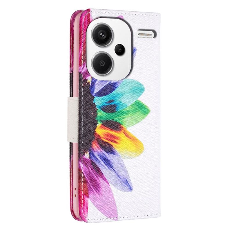 Housse Xiaomi Redmi Note 13 Pro Plus 5G Fleur Aquarelle