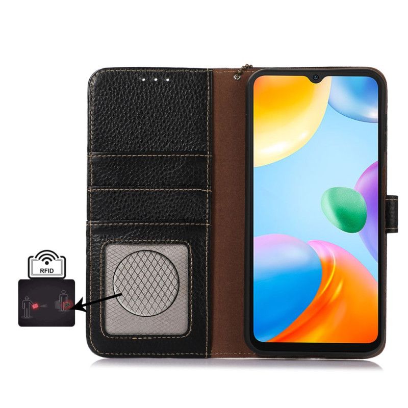 Housse Xiaomi Redmi Note 13 Pro Plus 5G Texture de Litchi et Blocage RFID