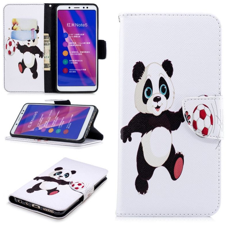 Housse Xiaomi Redmi Note 5 Panda Foot