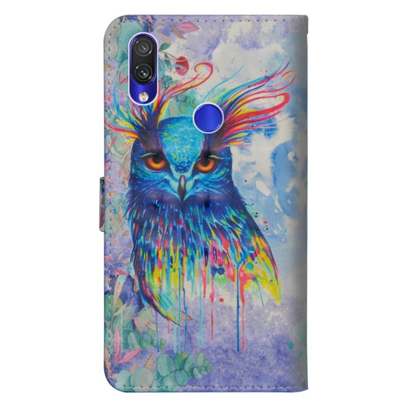 Housse Xiaomi Redmi Note 7 Oiseau Aquarelle