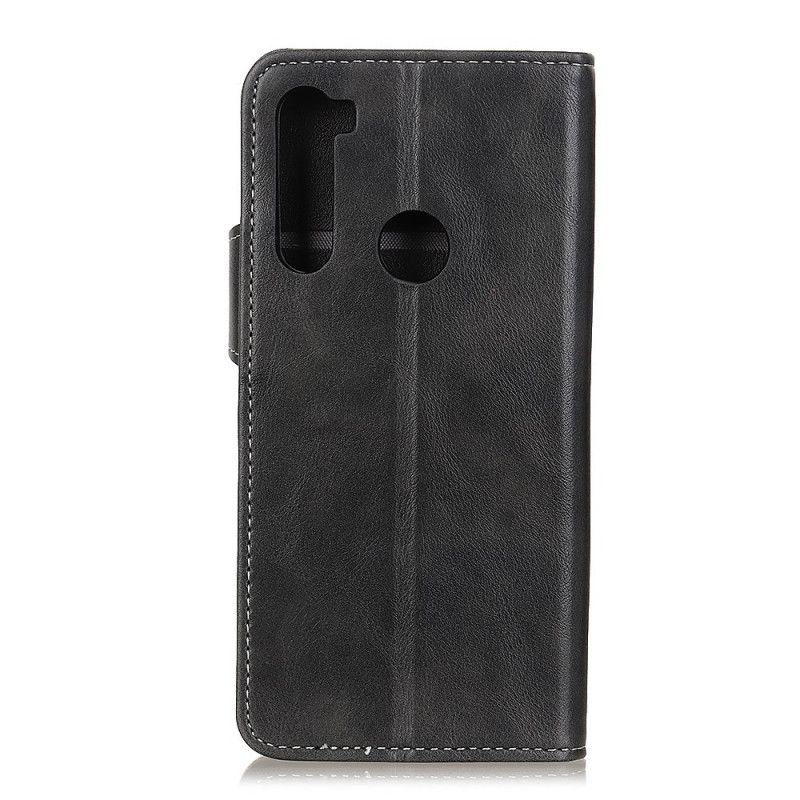 Étui Housse Xiaomi Redmi Note 8t Artistique Couture Bouton