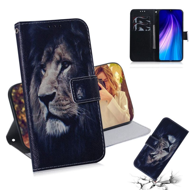 Housse Xiaomi Redmi Note 8t Dreaming Lion