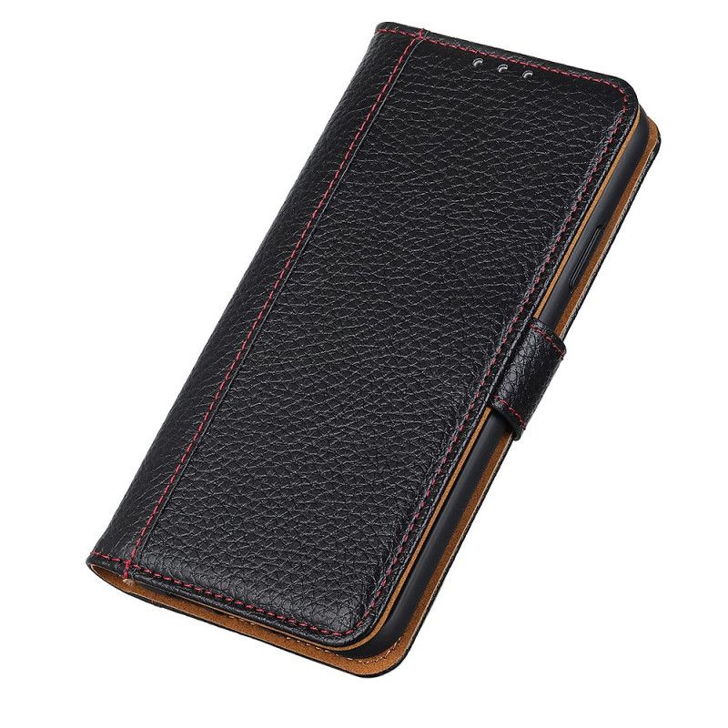 Housse Xiaomi Redmi Note 8t Effet Cuir Litchi Coutures