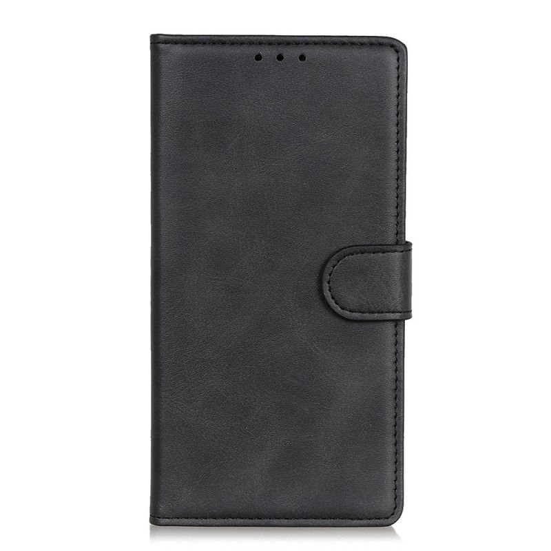 Étui Housse Xiaomi Redmi Note 8t Effet Cuir Matte Rétro