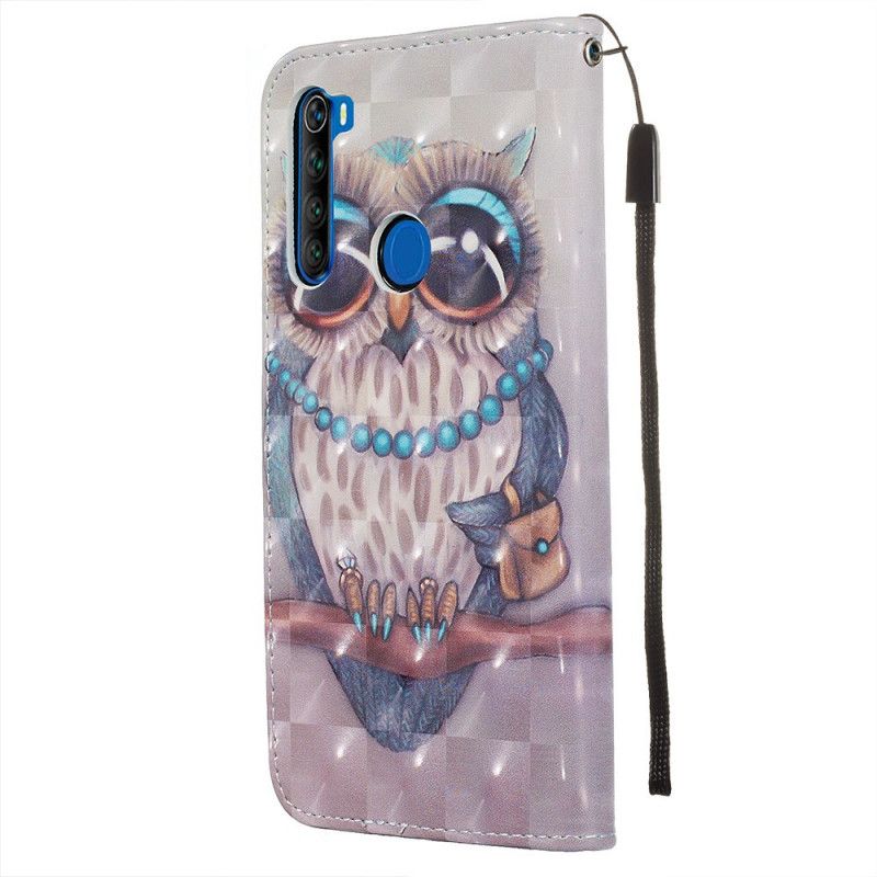 Housse Xiaomi Redmi Note 8t Miss Hibou