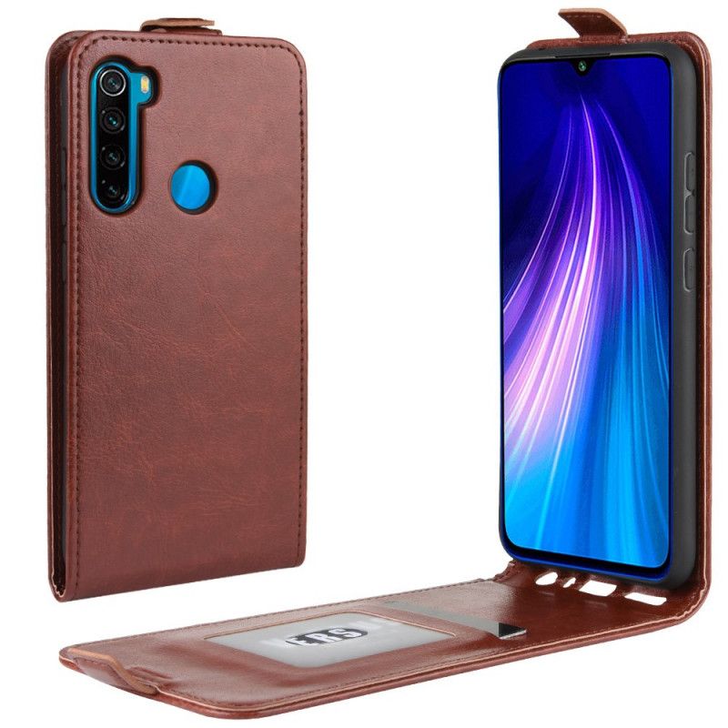 Housse Xiaomi Redmi Note 8t Rabattable Effet Cuir