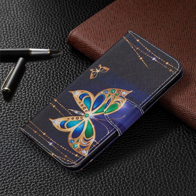 Housse Xiaomi Redmi Note 9 Papillon Magique