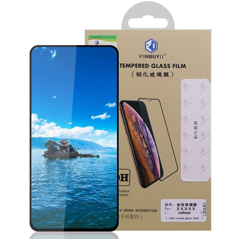 Protection en verre trempé Contours Noirs pour Xiaomi 13 PINWUYO